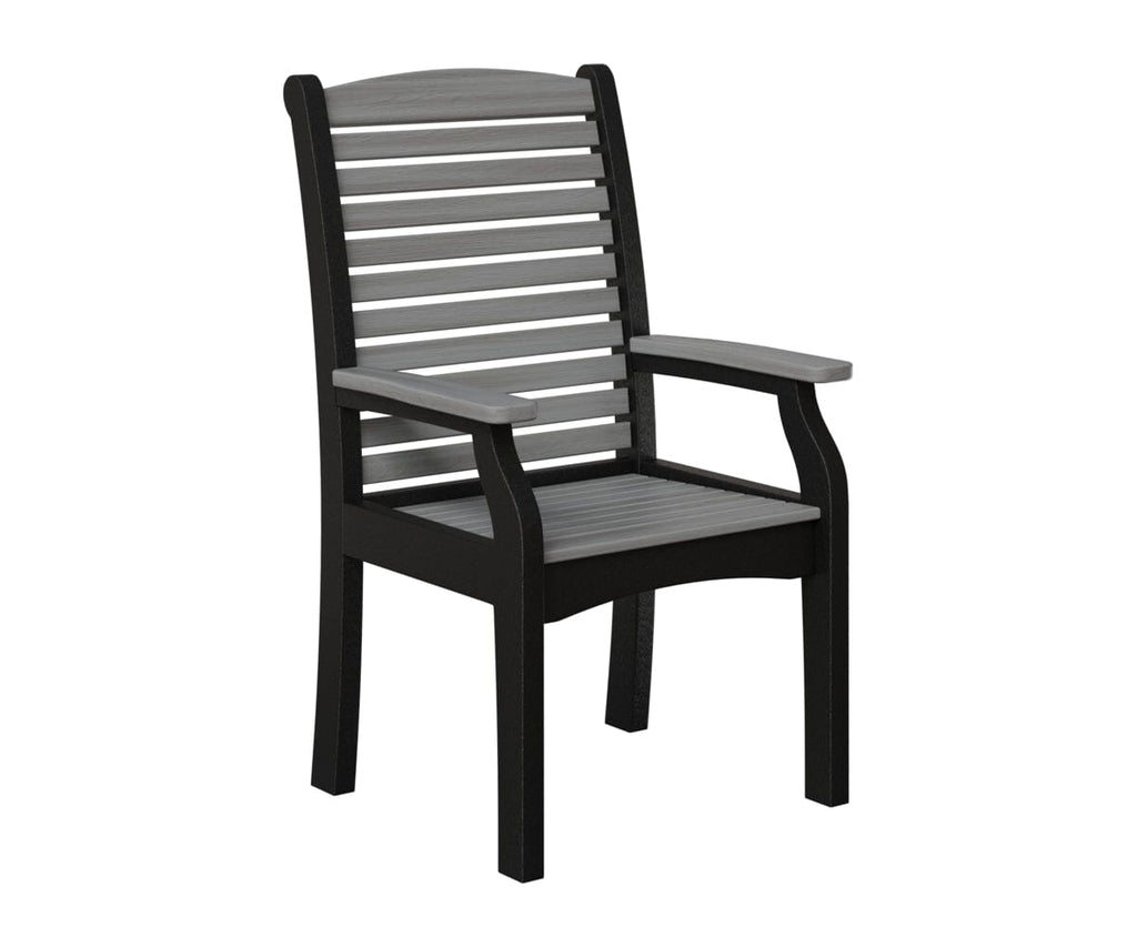 Classic Terrace Dining Chair Rockwood Outdoor Furniture Natural Finish: Driftwood Gray Black 