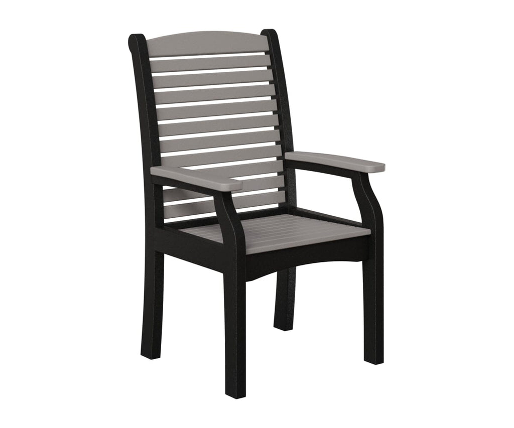 Classic Terrace Dining Chair Rockwood Outdoor Furniture Light Gray Black 