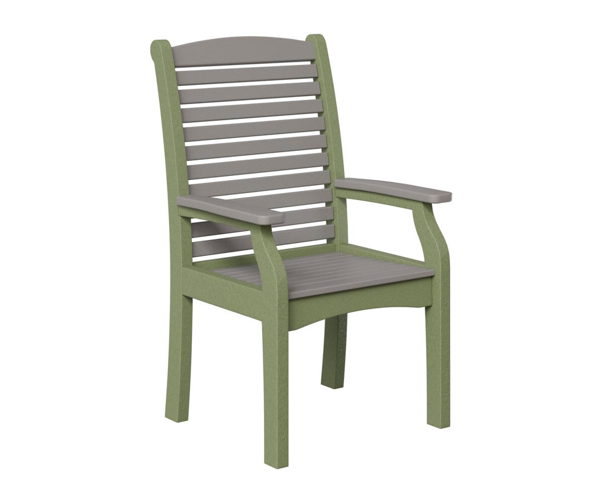 Classic Terrace Dining Chair Rockwood Outdoor Furniture Light Gray Sage 