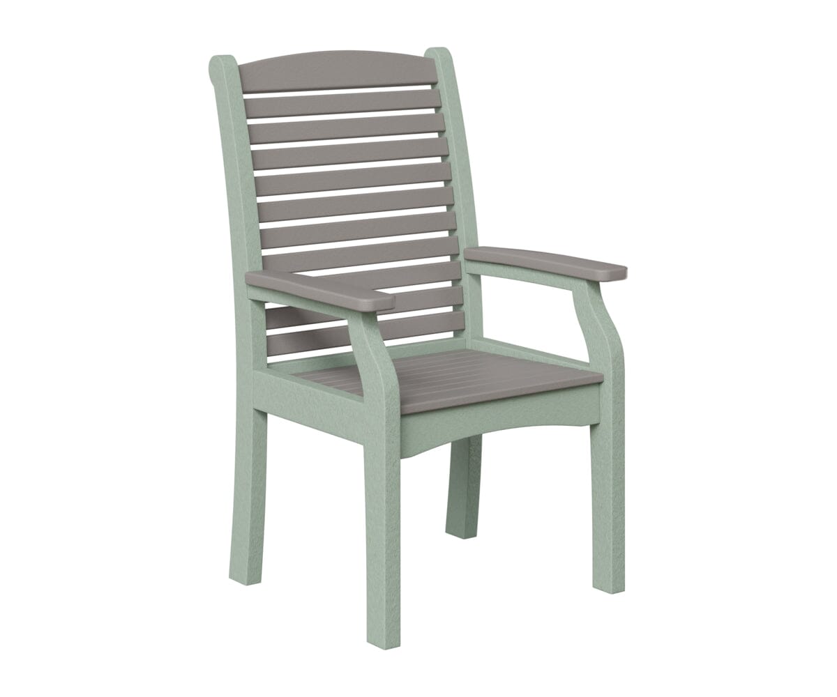 Classic Terrace Dining Chair Rockwood Outdoor Furniture Light Gray Seafoam 