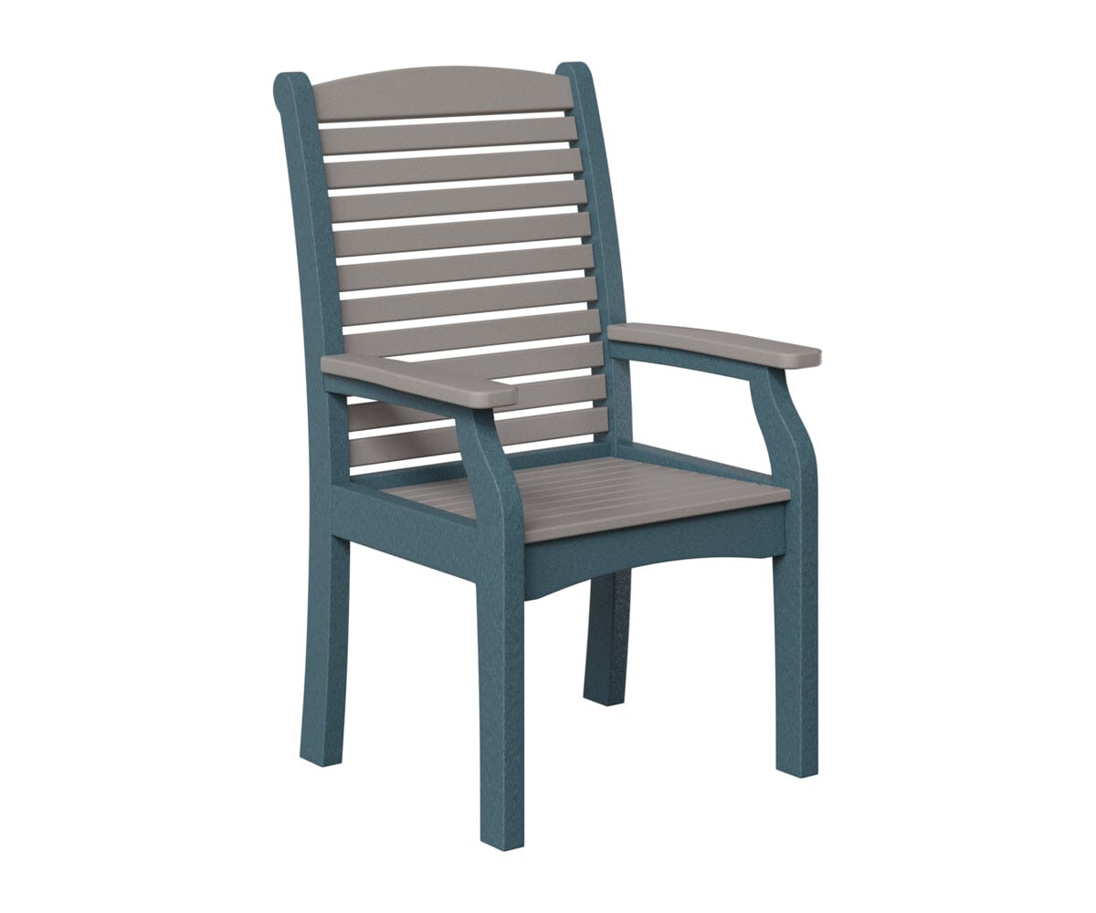 Classic Terrace Dining Chair Rockwood Outdoor Furniture Light Gray Slate 
