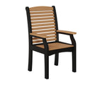 Classic Terrace Dining Chair Rockwood Outdoor Furniture Natural Finish: Natural Teak Black 