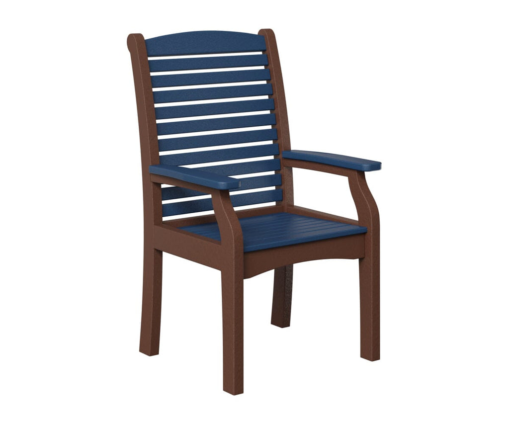 Classic Terrace Dining Chair Rockwood Outdoor Furniture Navy Blue Chocolate Brown 