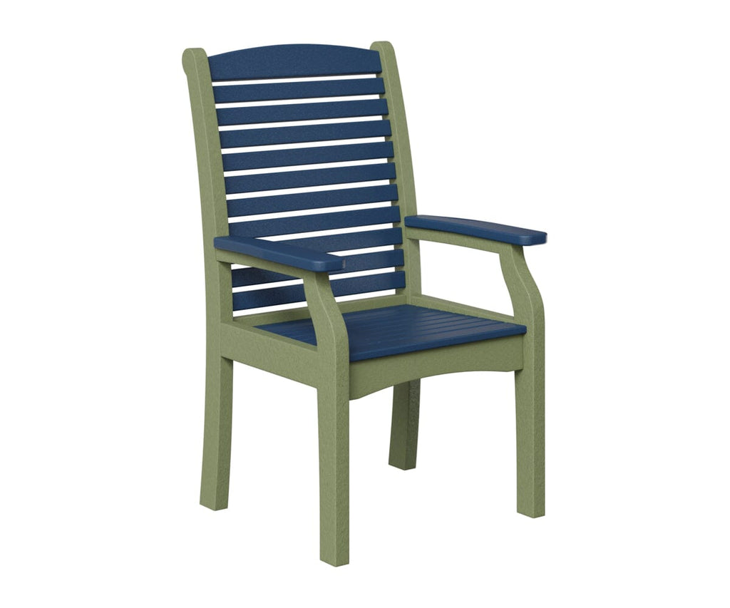 Classic Terrace Dining Chair Rockwood Outdoor Furniture Navy Blue Sage 