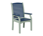 Classic Terrace Dining Chair Rockwood Outdoor Furniture Navy Blue Seafoam 