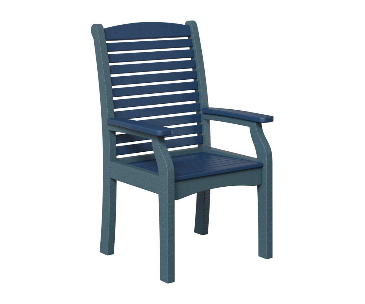 Classic Terrace Dining Chair Rockwood Outdoor Furniture Navy Blue Slate 