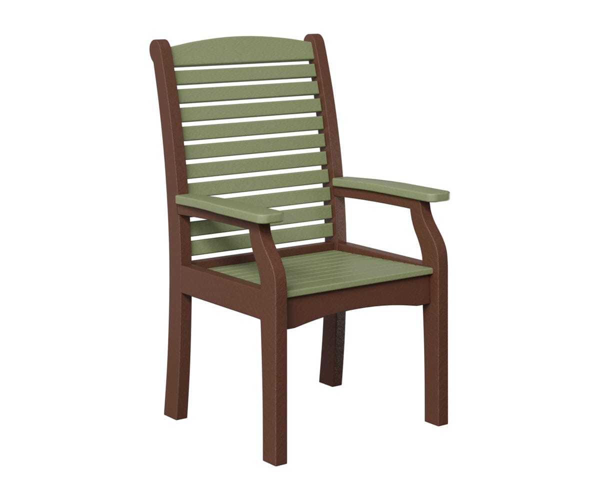 Classic Terrace Dining Chair Rockwood Outdoor Furniture Sage Chocolate Brown 