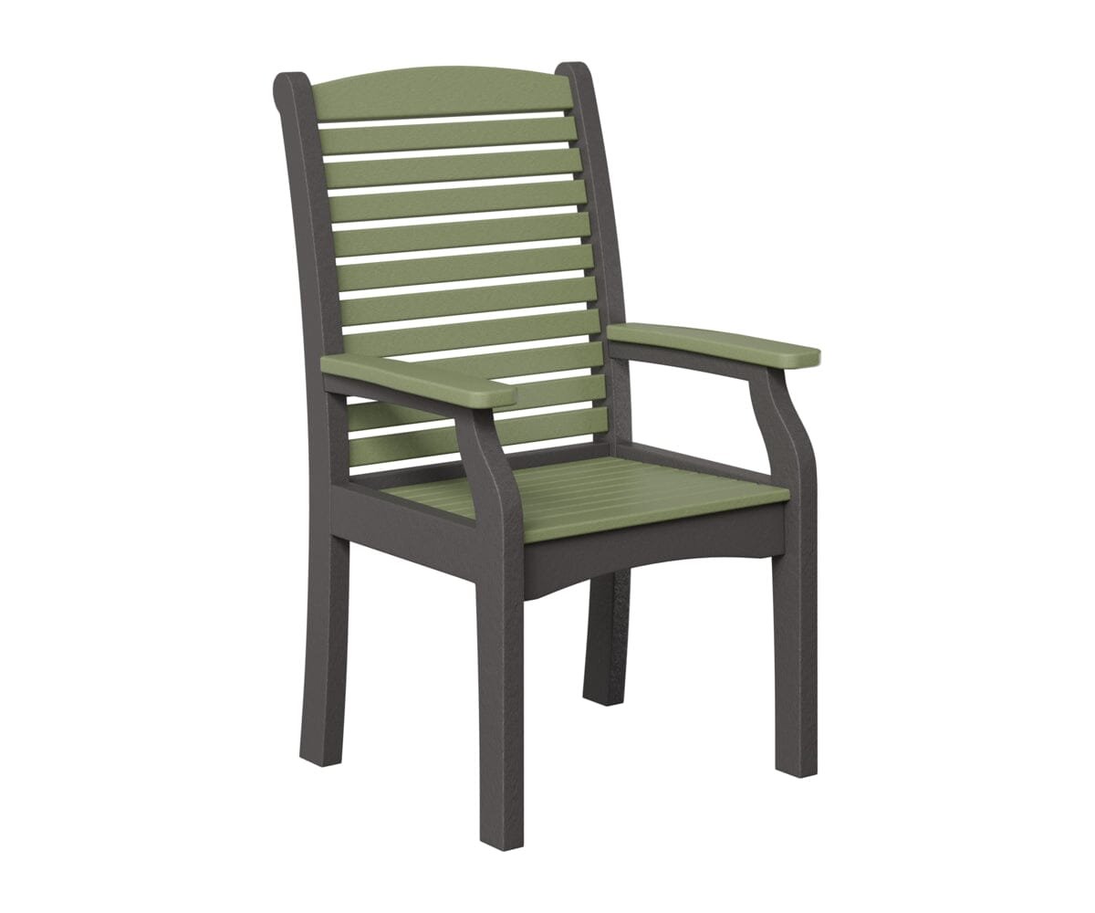 Classic Terrace Dining Chair Rockwood Outdoor Furniture Sage Smoke Gray 