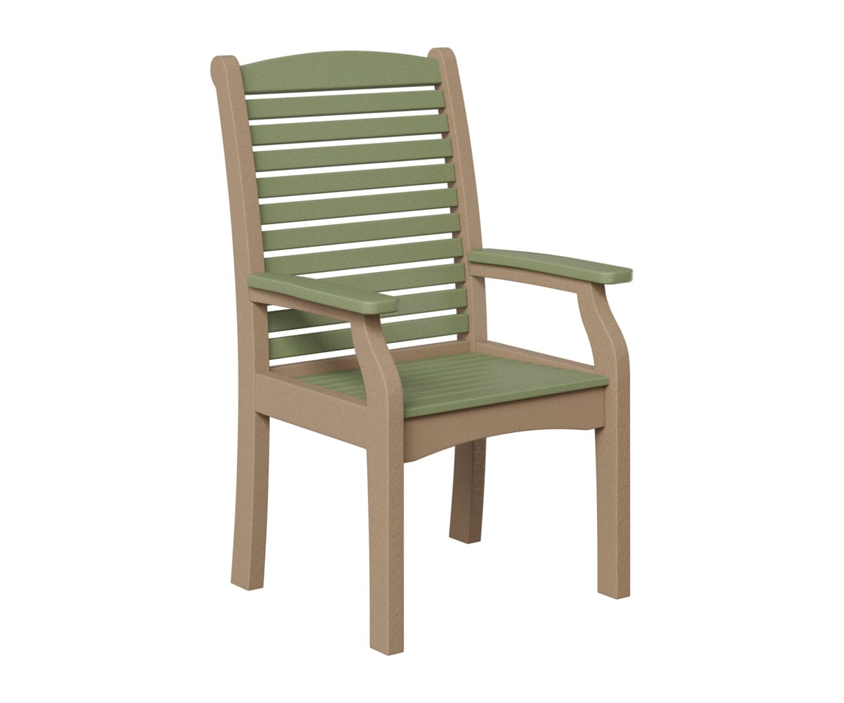Classic Terrace Dining Chair Rockwood Outdoor Furniture Sage Weatherwood 