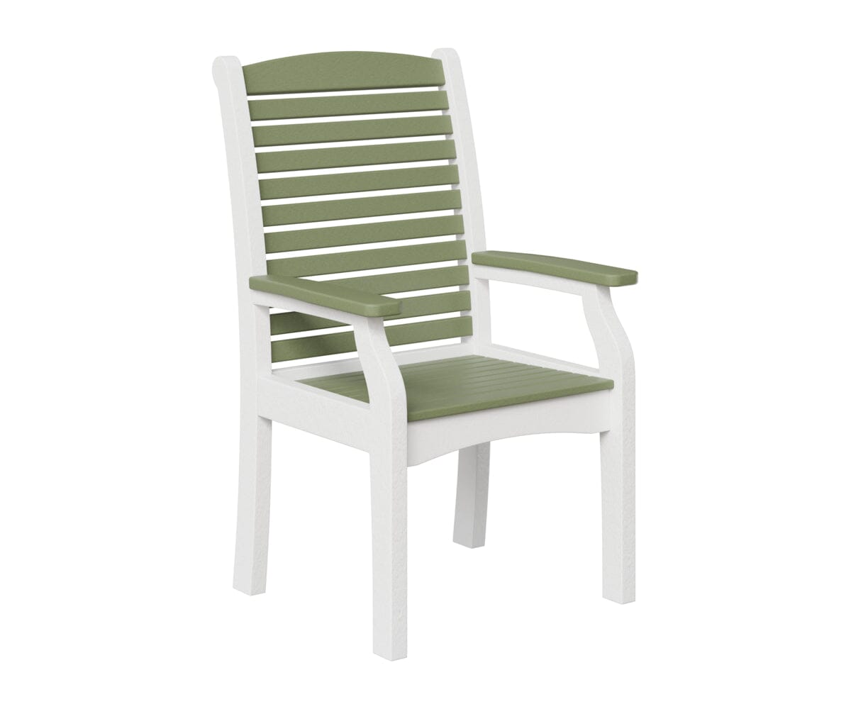Classic Terrace Dining Chair Rockwood Outdoor Furniture Sage White 