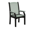 Classic Terrace Dining Chair Rockwood Outdoor Furniture Seafoam Black 
