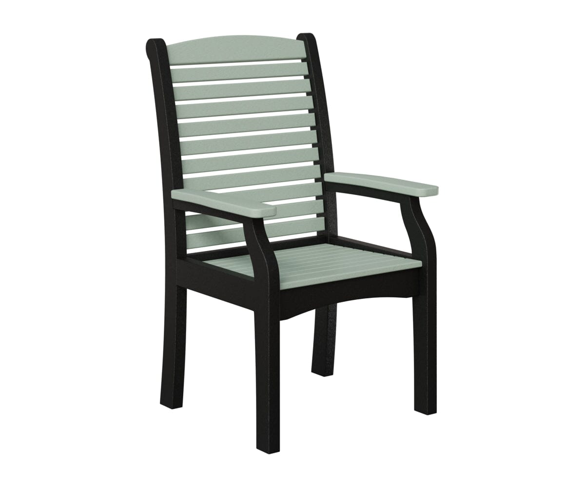 Classic Terrace Dining Chair Rockwood Outdoor Furniture Seafoam Black 