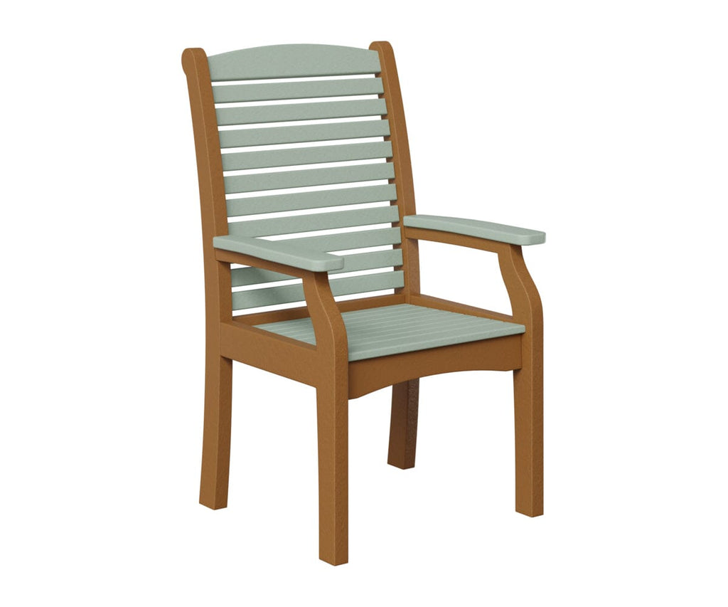 Classic Terrace Dining Chair Rockwood Outdoor Furniture Seafoam Cedar 