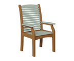 Classic Terrace Dining Chair Rockwood Outdoor Furniture Seafoam Cedar 
