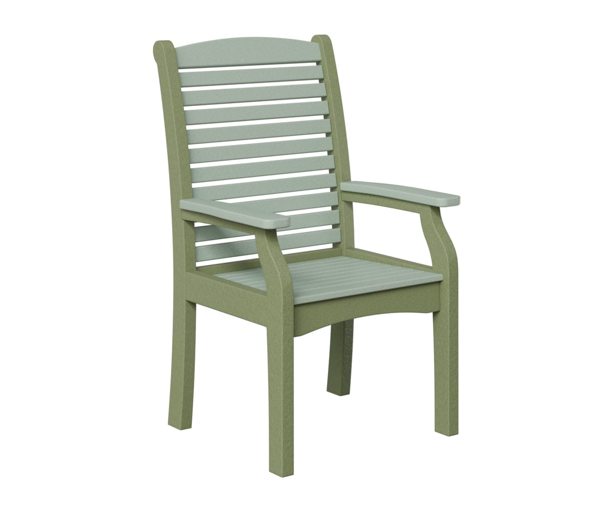 Classic Terrace Dining Chair Rockwood Outdoor Furniture Seafoam Sage 