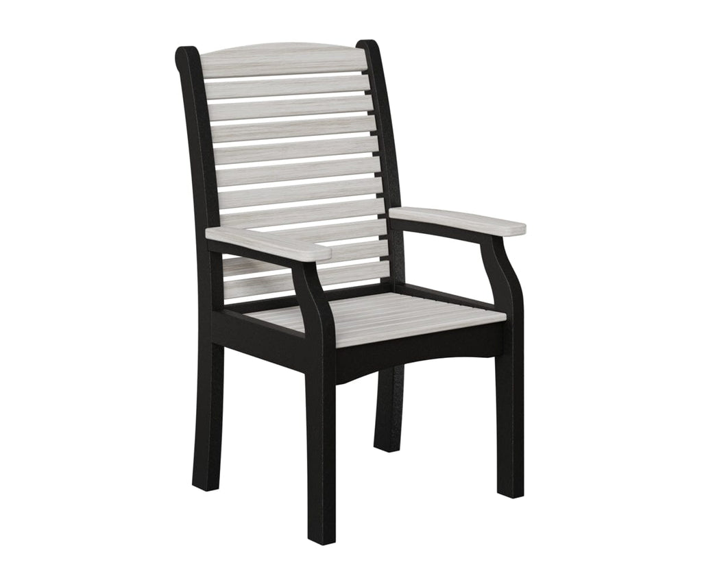 Classic Terrace Dining Chair Rockwood Outdoor Furniture Natural Finish: Seashell Black 