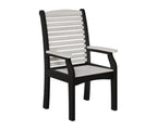 Classic Terrace Dining Chair Rockwood Outdoor Furniture Natural Finish: Seashell Black 