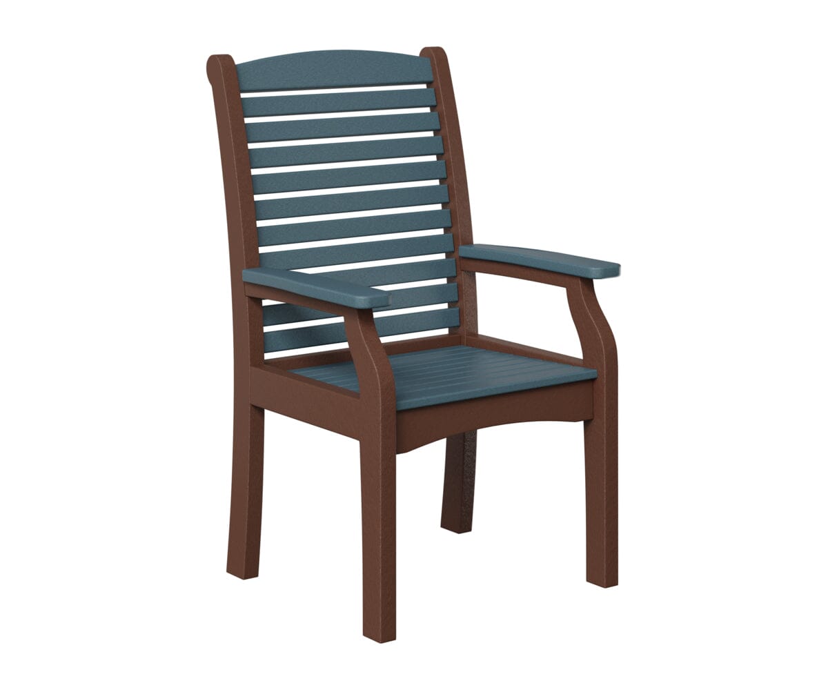 Classic Terrace Dining Chair Rockwood Outdoor Furniture Slate Chocolate Brown 