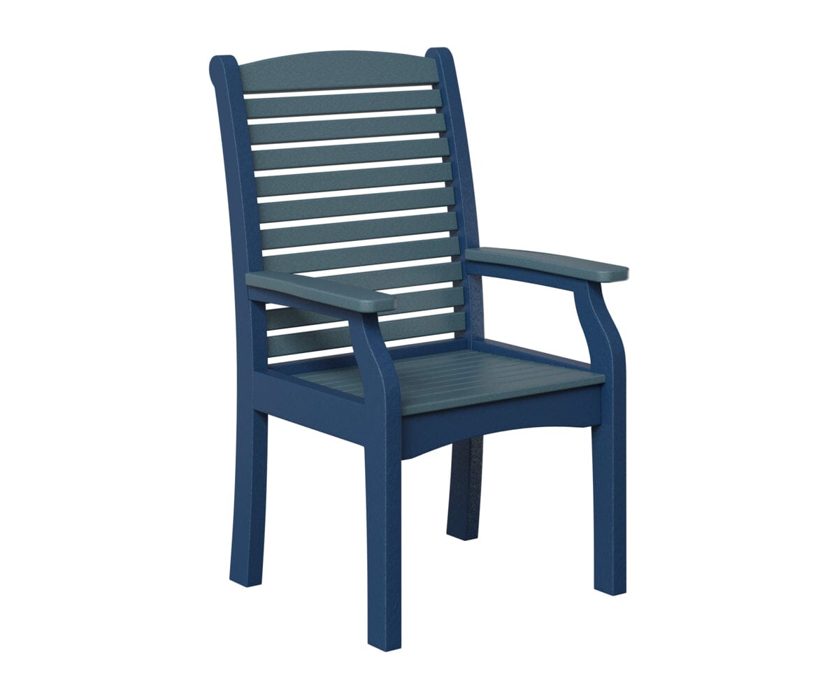 Classic Terrace Dining Chair Rockwood Outdoor Furniture Slate Navy Blue 