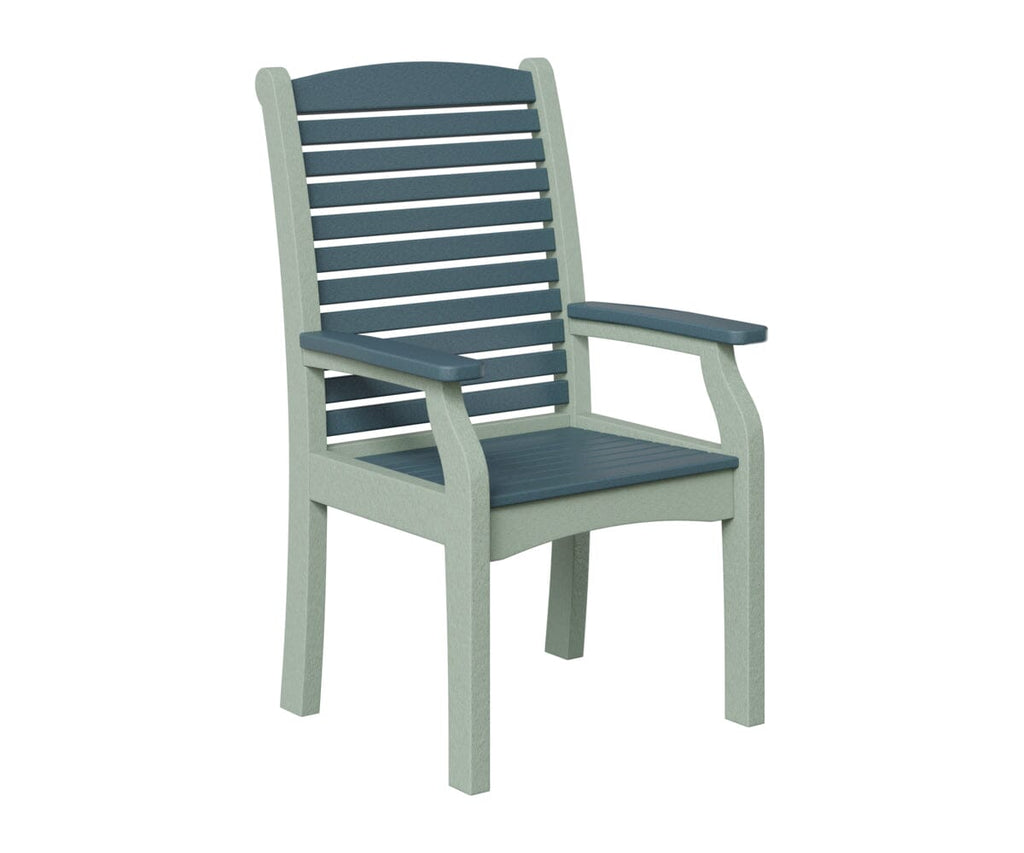 Classic Terrace Dining Chair Rockwood Outdoor Furniture Slate Seafoam 