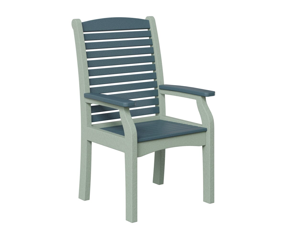 Classic Terrace Dining Chair Rockwood Outdoor Furniture Slate Seafoam 