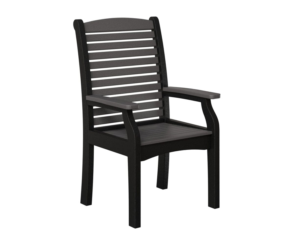 Classic Terrace Dining Chair Rockwood Outdoor Furniture Smoke Gray Black 