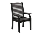 Classic Terrace Dining Chair Rockwood Outdoor Furniture Smoke Gray Black 
