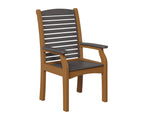 Classic Terrace Dining Chair Rockwood Outdoor Furniture Smoke Gray Cedar 
