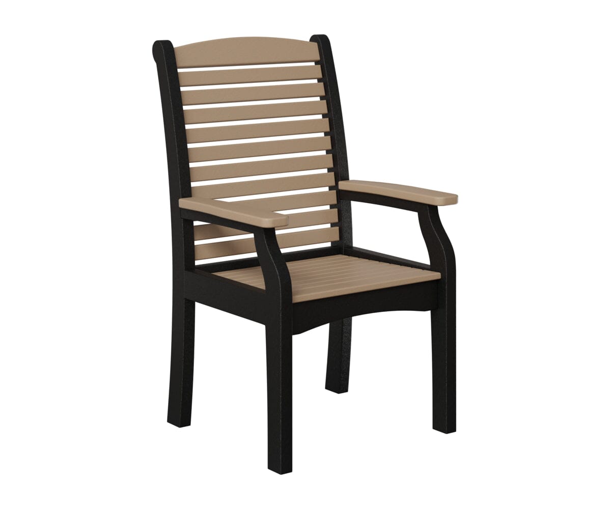 Classic Terrace Dining Chair Rockwood Outdoor Furniture Weatherwood Black 