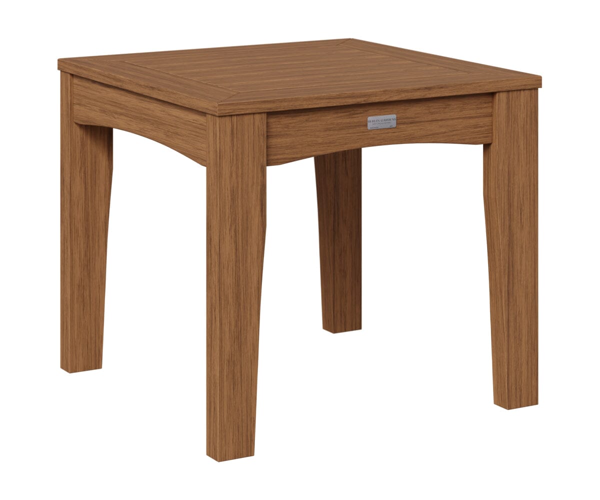 Classic Terrace End Table Rockwood Outdoor Furniture Natural Finish: Antique Mahogany
