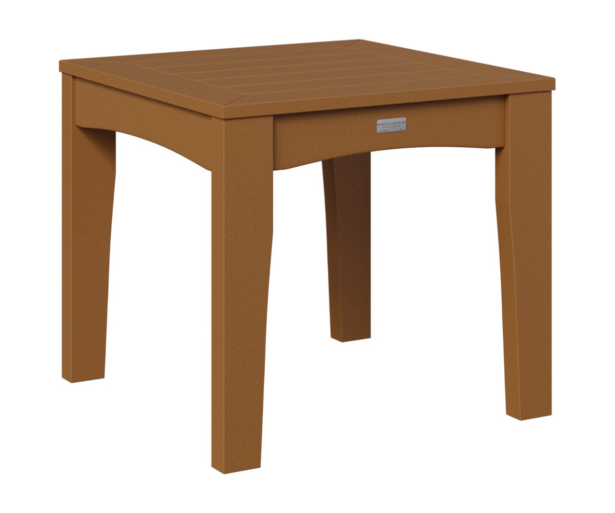 Classic Terrace End Table Rockwood Outdoor Furniture Cedar