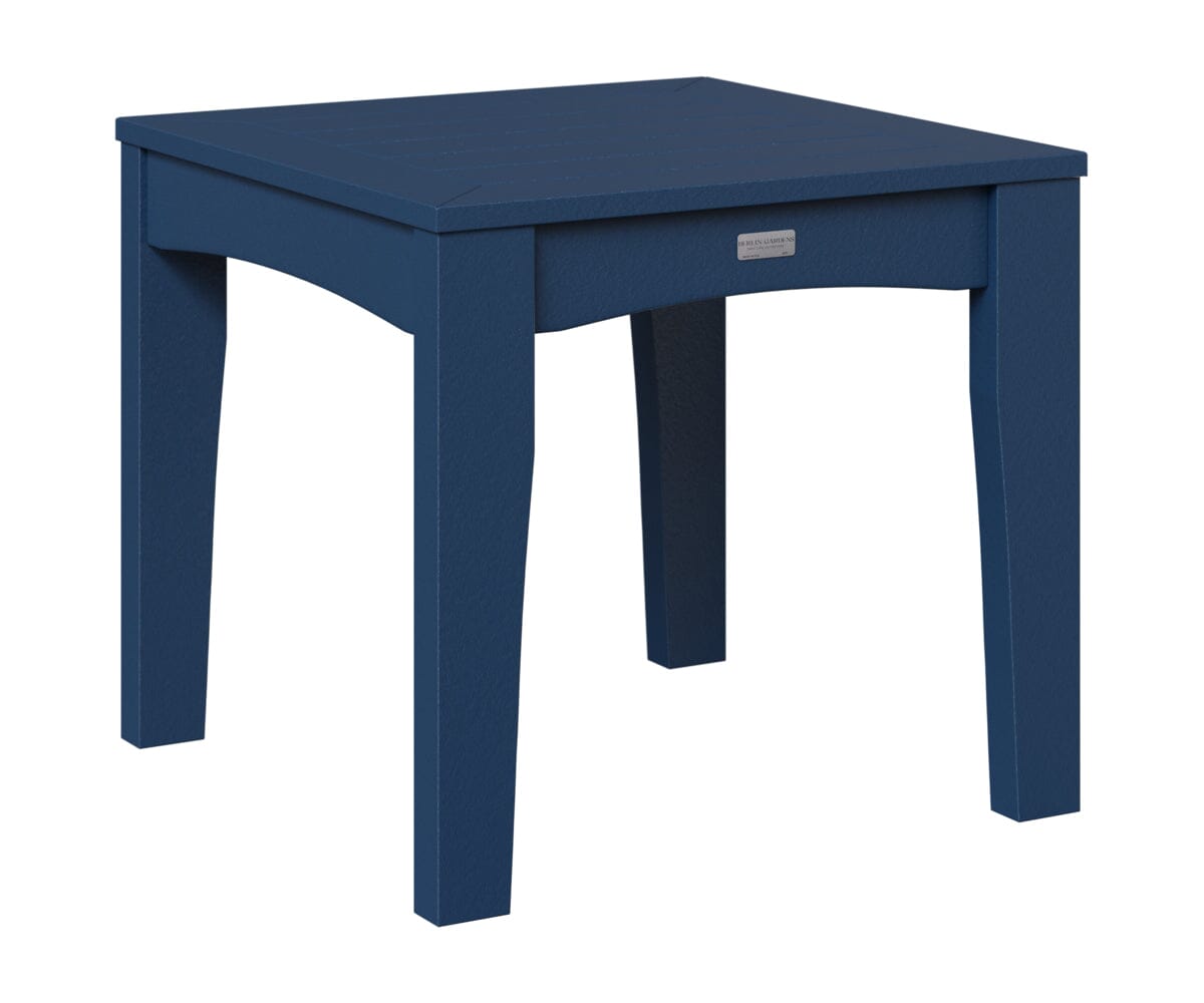 Classic Terrace End Table Rockwood Outdoor Furniture Navy Blue