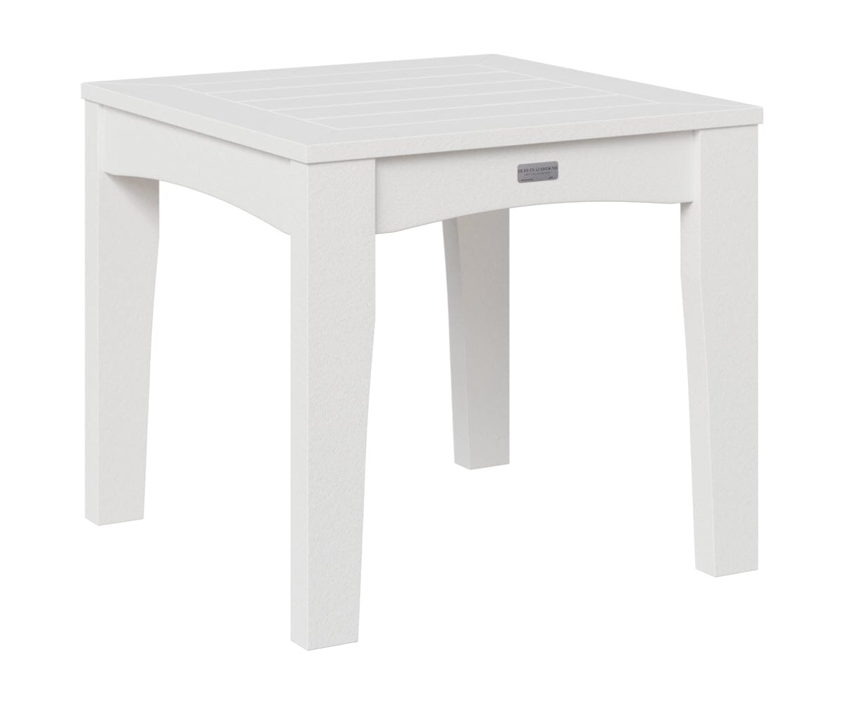 Classic Terrace End Table Rockwood Outdoor Furniture White