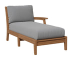 Classic Terrace Left Arm Chaise Lounge Rockwood Outdoor Furniture Natural Finish: Antique Mahogany 