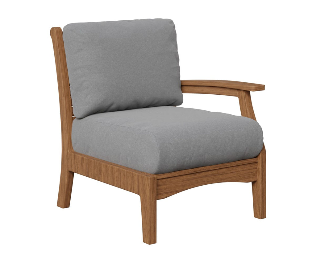 Classic Terrace Left Arm Club Chair Berlin Gardens Natural Finish: Antique Mahogany 
