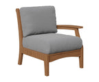 Classic Terrace Left Arm Club Chair Berlin Gardens Natural Finish: Antique Mahogany 