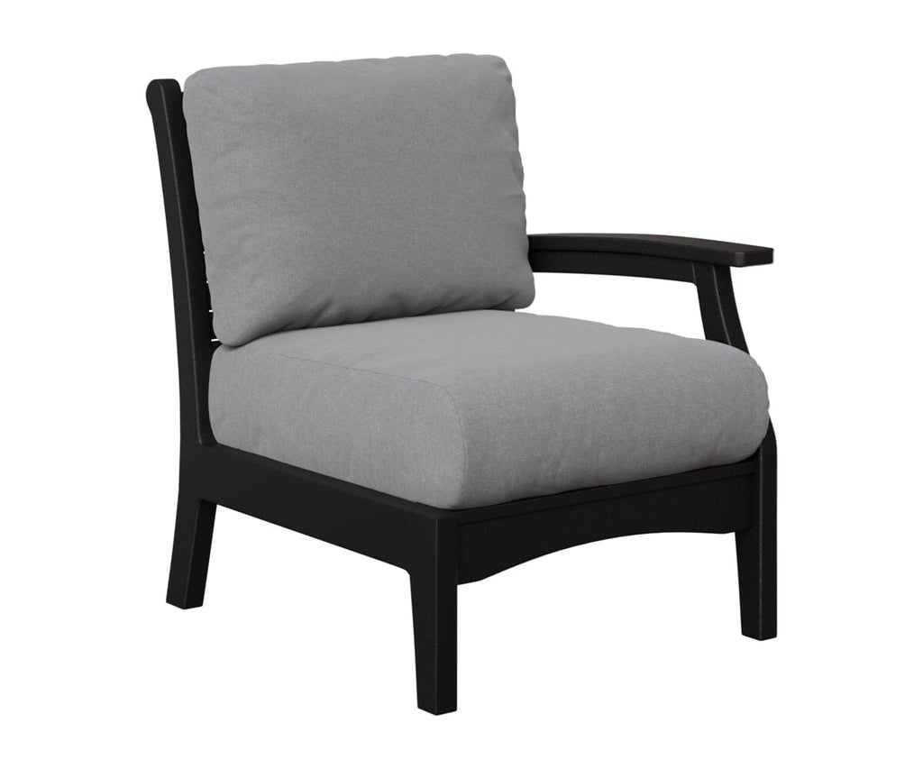 Classic Terrace Left Arm Club Chair Berlin Gardens Black 