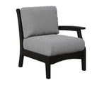 Classic Terrace Left Arm Club Chair Berlin Gardens Black 