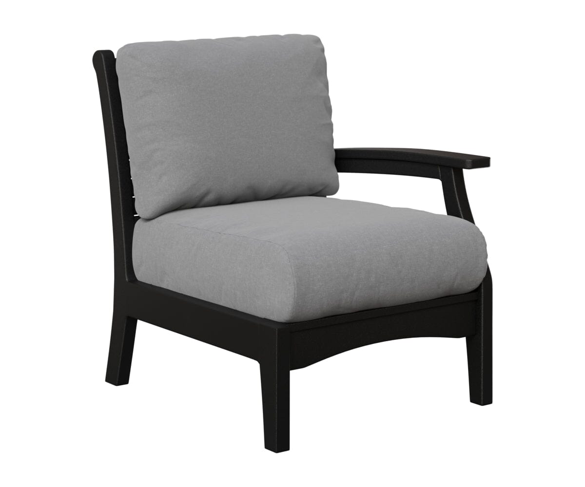 Classic Terrace Left Arm Club Chair Berlin Gardens Black 