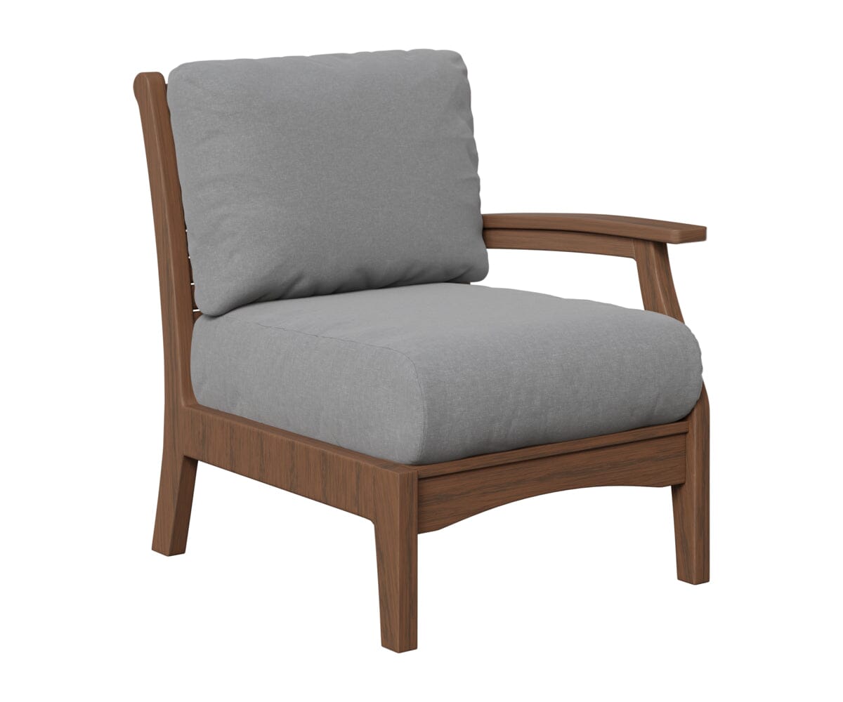 Classic Terrace Left Arm Club Chair Berlin Gardens Natural Finish: Brazilian Walnut 
