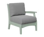 Classic Terrace Left Arm Club Chair Berlin Gardens Seafoam 