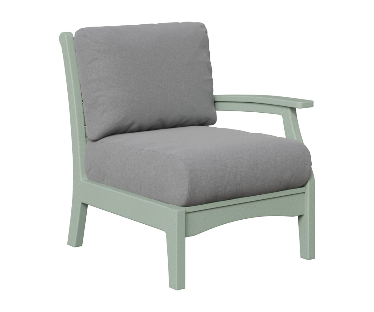 Classic Terrace Left Arm Club Chair Berlin Gardens Seafoam 