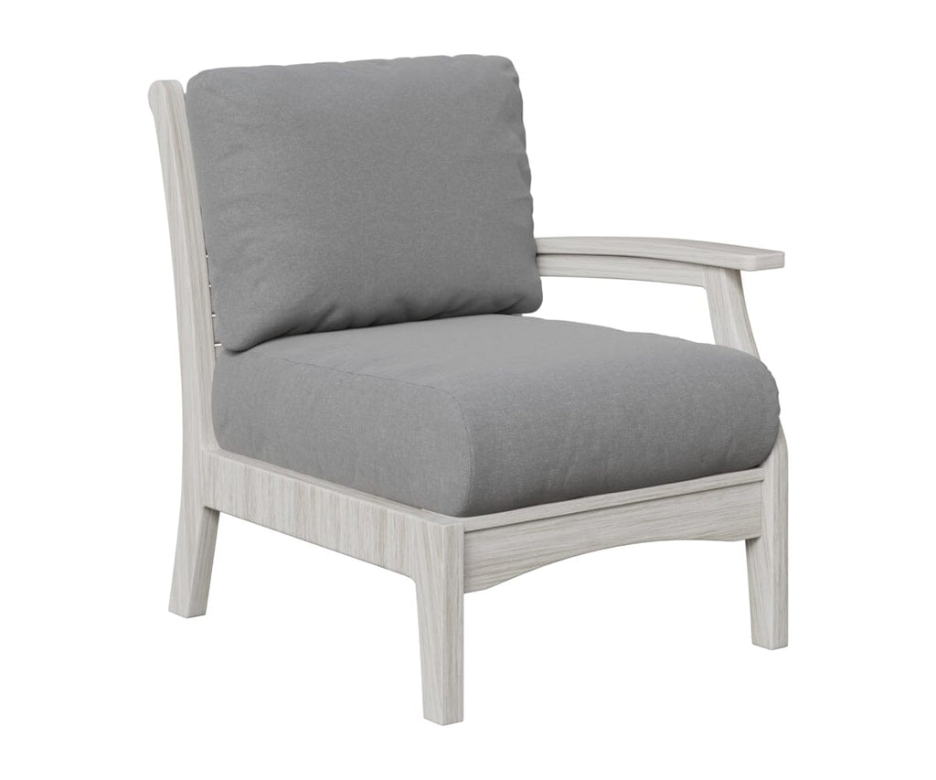 Classic Terrace Left Arm Club Chair Berlin Gardens Natural Finish: Seashell 