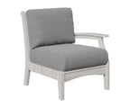 Classic Terrace Left Arm Club Chair Berlin Gardens Natural Finish: Seashell 