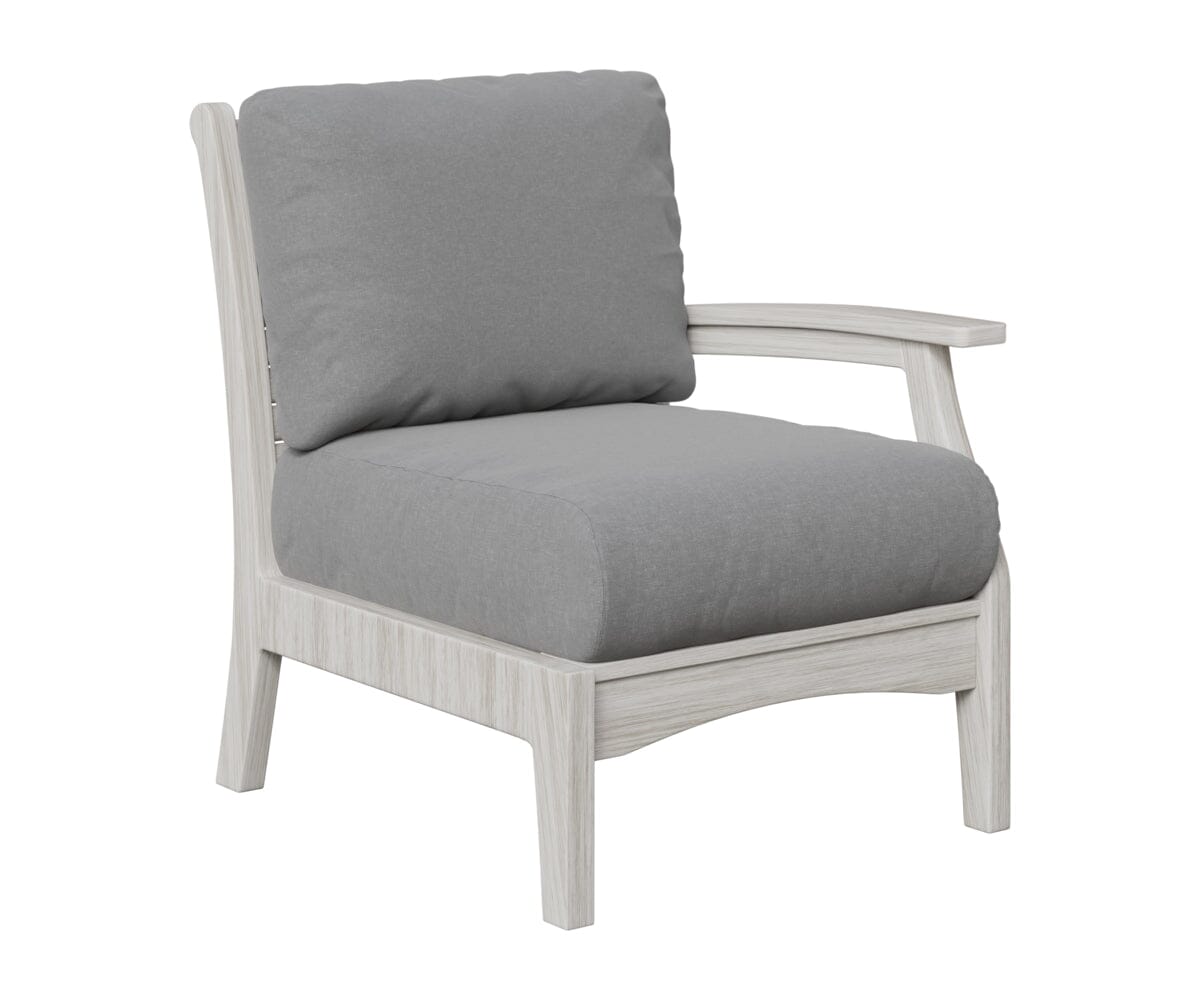 Classic Terrace Left Arm Club Chair Berlin Gardens Natural Finish: Seashell 