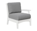 Classic Terrace Left Arm Club Chair Berlin Gardens White 