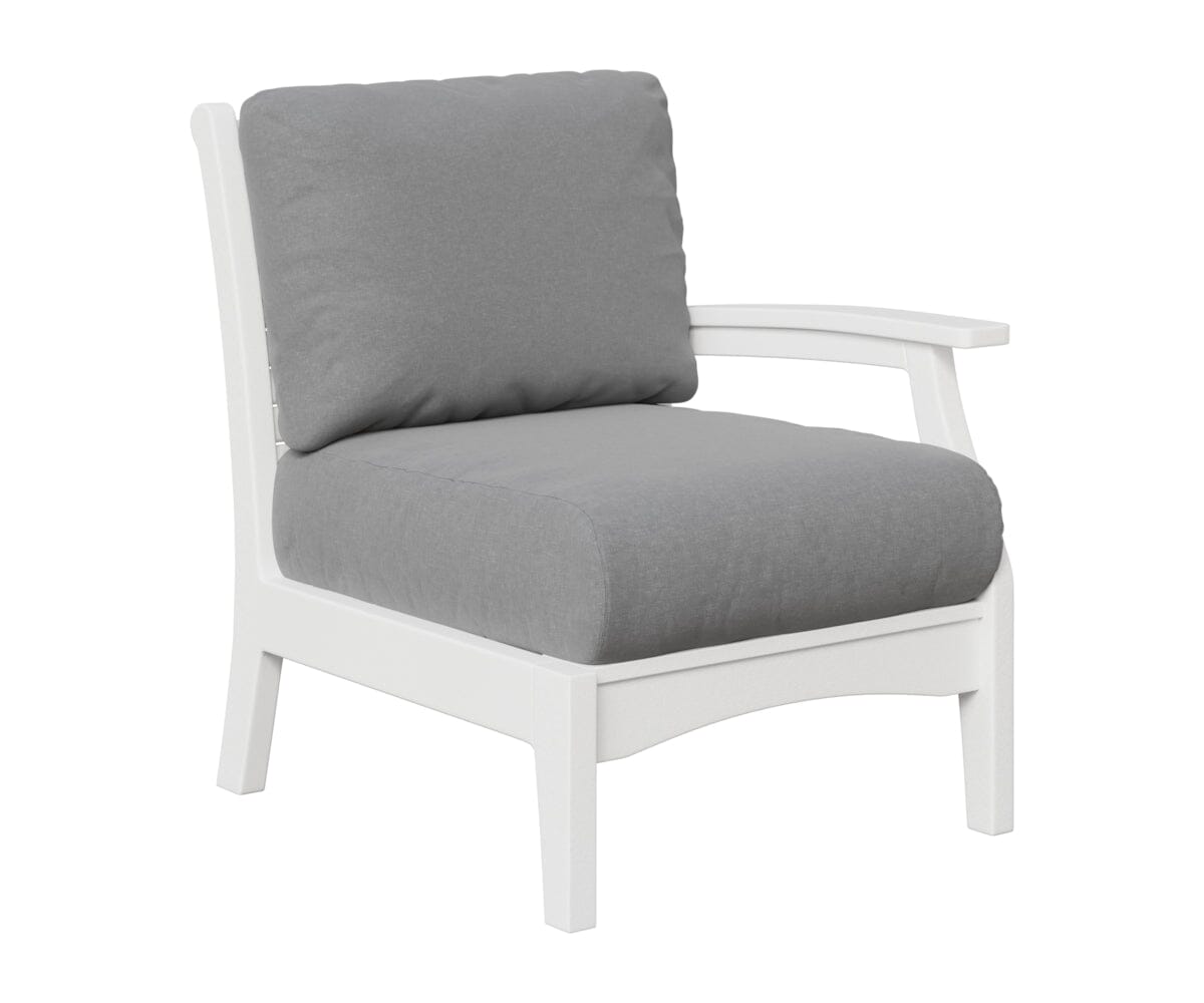 Classic Terrace Left Arm Club Chair Berlin Gardens White 