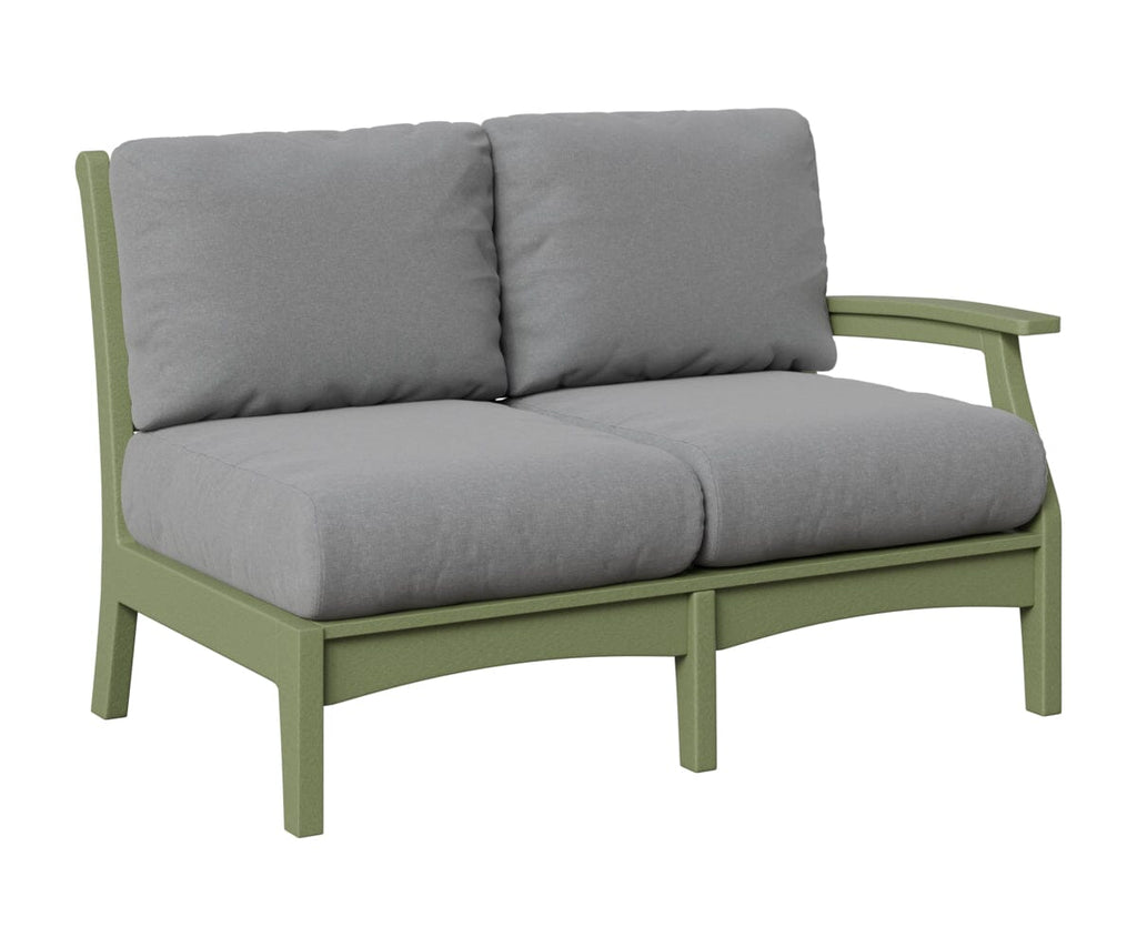 Classic Terrace Left Arm Loveseat Loveseats Rockwood Outdoor Furniture Sage 