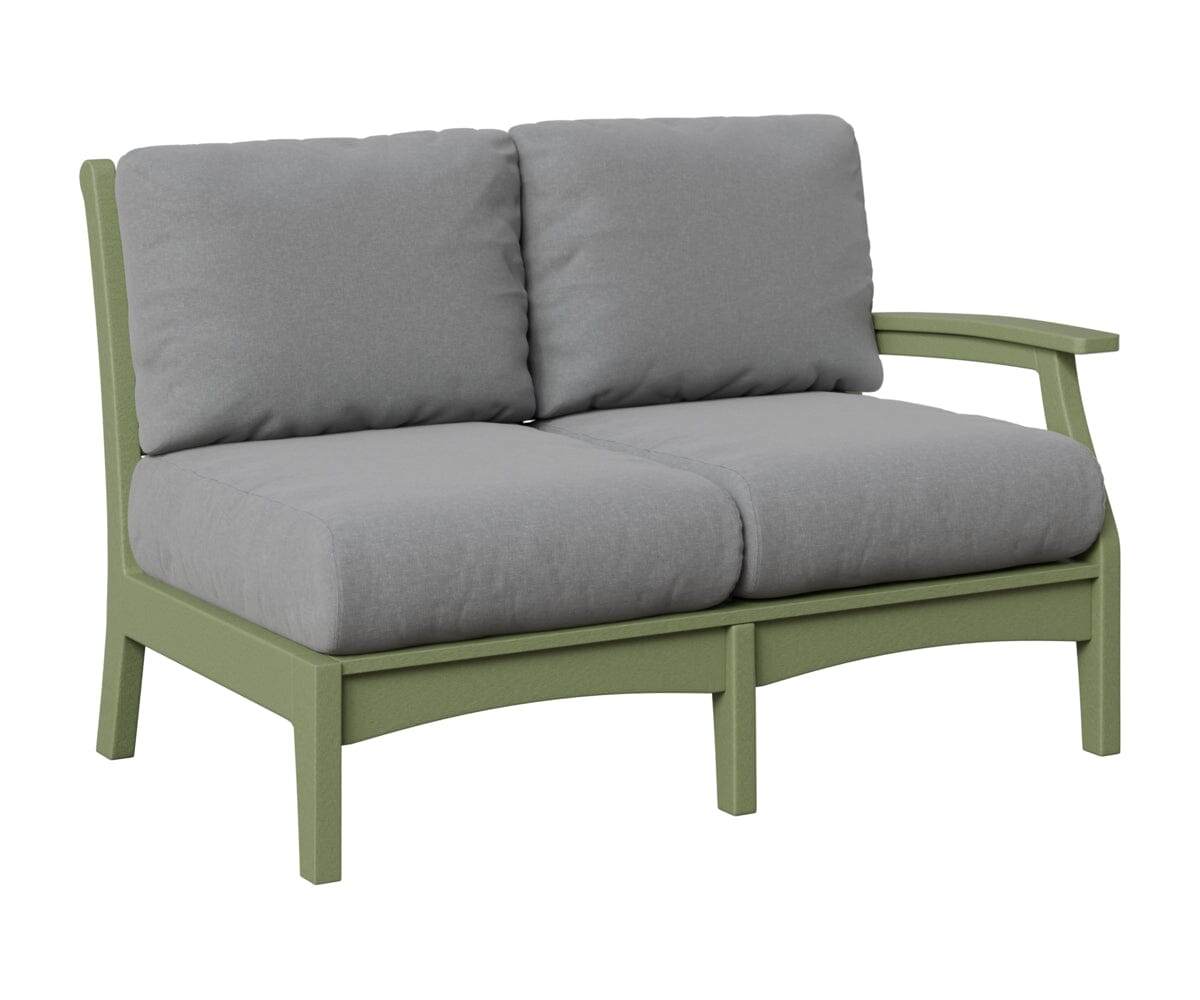 Classic Terrace Left Arm Loveseat Loveseats Rockwood Outdoor Furniture Sage 