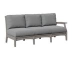 Classic Terrace Left Arm Sofa Rockwood Outdoor Furniture Light Gray 